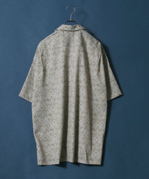 ANPAS(ANPAS)/【ANPAS】Total Pattern Print Oversized Open Collar Shirt/オーバーサイズ 総柄 オープンカラーシャツ/img04