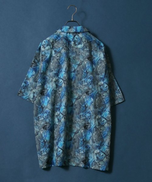 ANPAS(ANPAS)/【ANPAS】Total Pattern Print Oversized Open Collar Shirt/オーバーサイズ 総柄 オープンカラーシャツ/img05