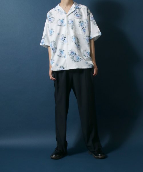 ANPAS(ANPAS)/【ANPAS】Total Pattern Print Oversized Open Collar Shirt/オーバーサイズ 総柄 オープンカラーシャツ/img19
