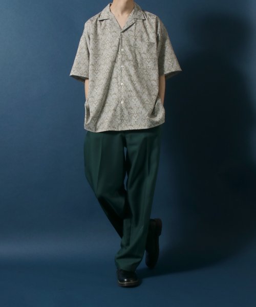 ANPAS(ANPAS)/【ANPAS】Total Pattern Print Oversized Open Collar Shirt/オーバーサイズ 総柄 オープンカラーシャツ/img22