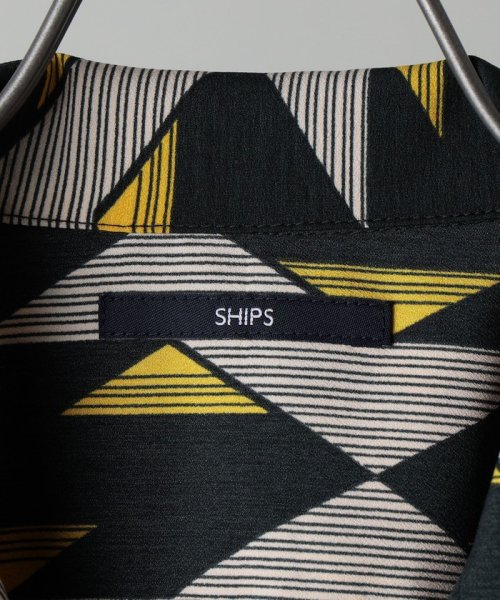 SHIPS MEN(シップス　メン)/*SHIPS: ジオメトリック / ドット 総柄 リラックスフィット オープンカラー シャツ/img17