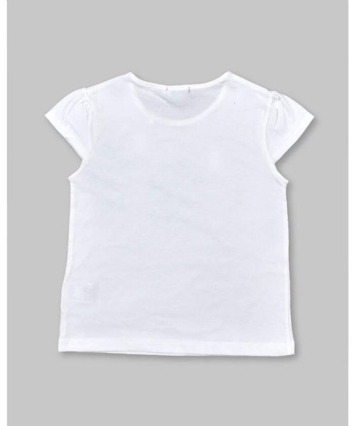 BeBe(ベベ)/コットン グリッター ロゴ プリント Tシャツ（90～150cm）/img02