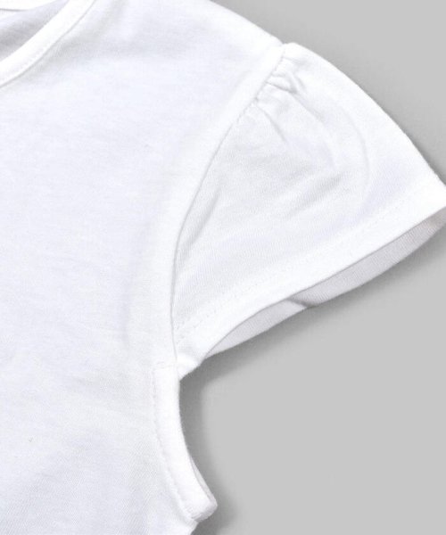 BeBe(ベベ)/コットン グリッター ロゴ プリント Tシャツ（90～150cm）/img04