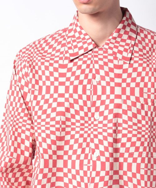 LEVI’S OUTLET(リーバイスアウトレット)/LVC WEB SHIRT LVC OP ART RED PATTERN/img03