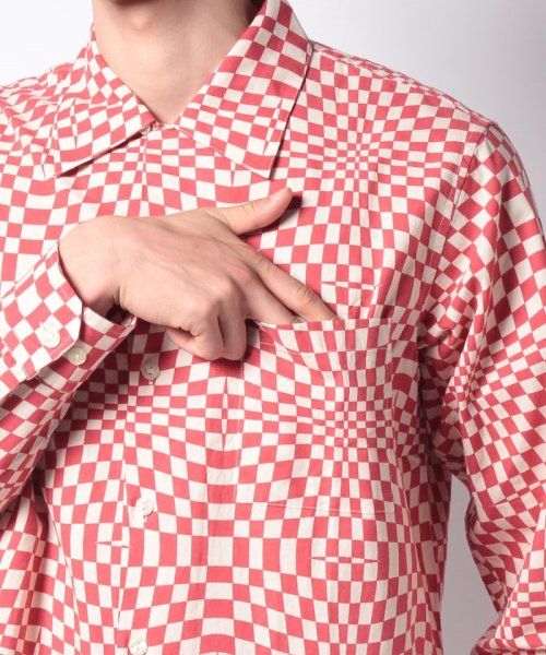 LEVI’S OUTLET(リーバイスアウトレット)/LVC WEB SHIRT LVC OP ART RED PATTERN/img04