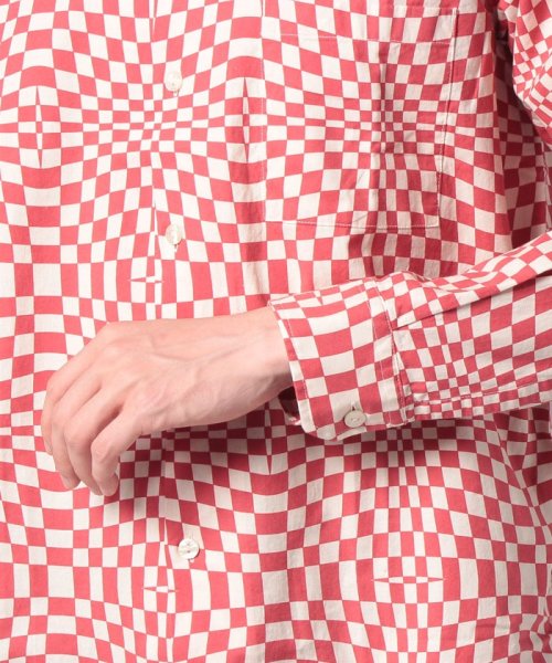 LEVI’S OUTLET(リーバイスアウトレット)/LVC WEB SHIRT LVC OP ART RED PATTERN/img05