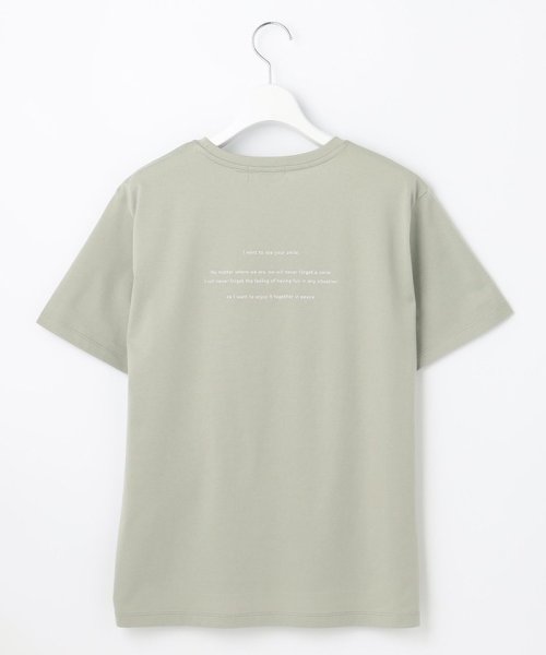 J.PRESS LADIES（LARGE SIZE）(J．プレス　レディス（大きいサイズ）)/プリント ロゴ Tシャツ/img12