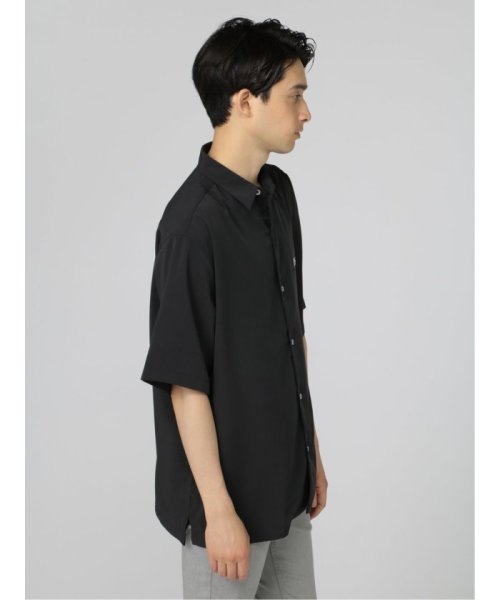 semanticdesign(セマンティックデザイン)/バック刺繍 オープンカラー半袖ルーズシャツ/img03