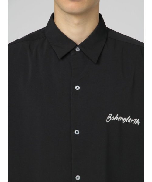 semanticdesign(セマンティックデザイン)/バック刺繍 オープンカラー半袖ルーズシャツ/img05