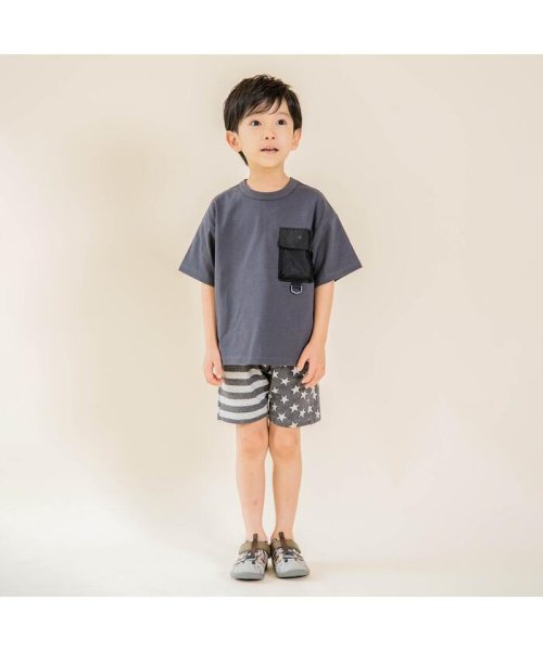 F.O.KIDS(エフオーキッズ)/2柄ジャガードカットパンツ  5分丈/img03