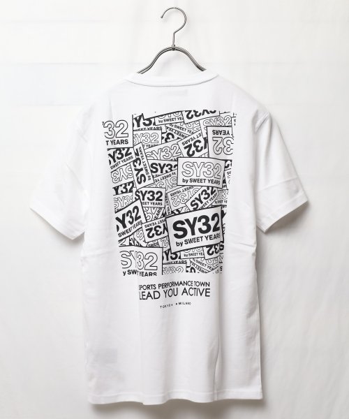 ar/mg(エーアールエムジー)/【73】【12234J】【it】【SY32 by SWEET YEARS】BOX LOGO BACK PRINT TEE/img02