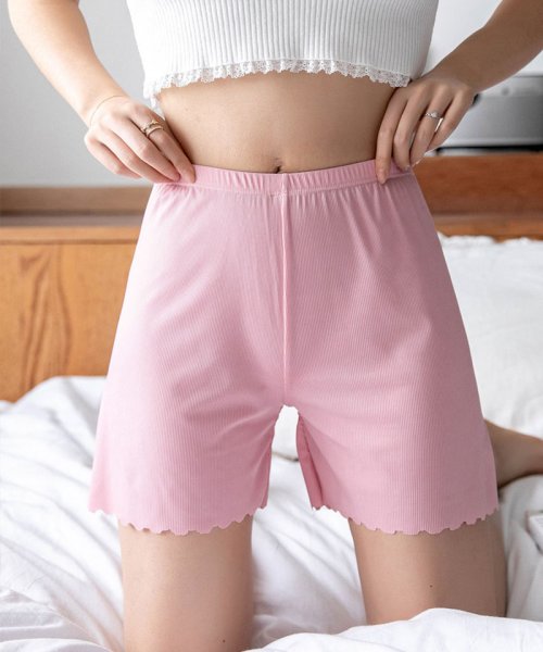 ペチパンツ ペチコート パンツ インナーショーツ 無地 ボックスショーツ シームレス 下着 インナーパンツ 見せパンツ シンプル  透け防止