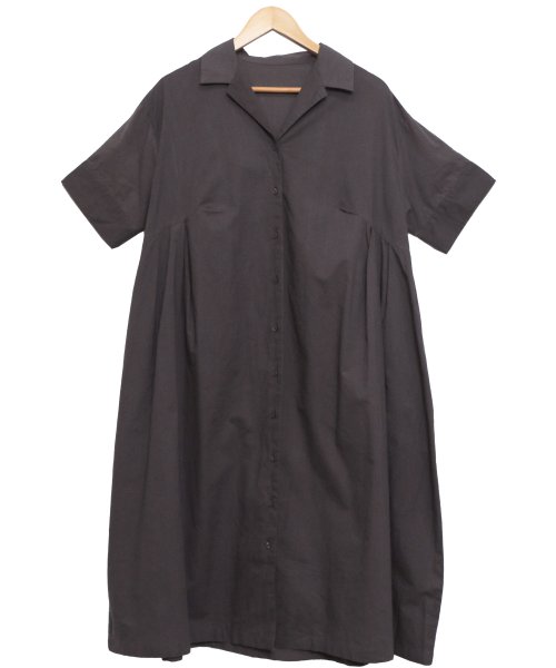 mili an deni(ミリアンデニ)/シャツワンピース レディース オープンカラーシャツ 綿100% ロング丈/img08