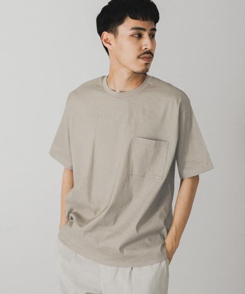 URBAN RESEARCH DOORS(アーバンリサーチドアーズ)/ストレッチリネンクルーネックTシャツ/img08