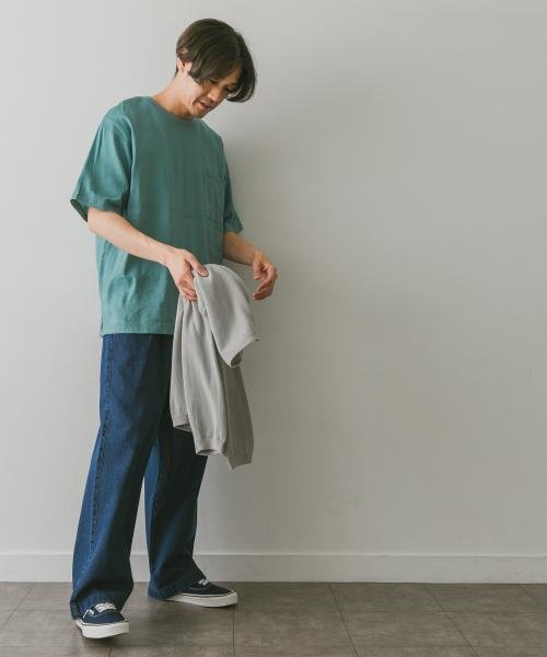 URBAN RESEARCH DOORS(アーバンリサーチドアーズ)/ストレッチリネンクルーネックTシャツ/img23