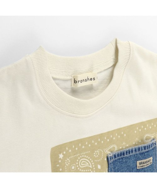 BRANSHES(ブランシェス)/【ゆったりシルエット】バンダナプリント半袖Tシャツ/img03