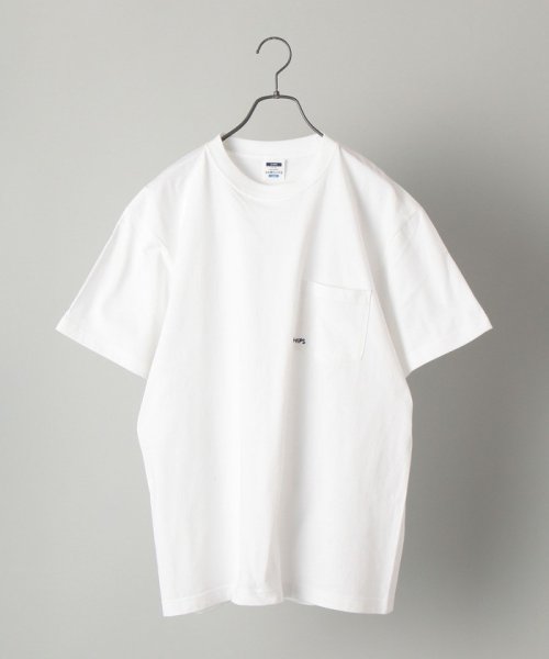SHIPS MEN(シップス　メン)/*SHIPS: マイクロ SHIPSロゴ ポケット Tシャツ/img46