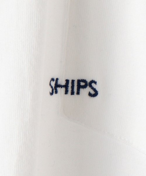 SHIPS MEN(シップス　メン)/*SHIPS: マイクロ SHIPSロゴ ポケット Tシャツ/img48