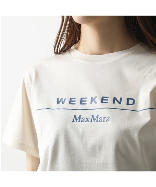 Max Mara(マックスマーラ)/【MAX MARA Weekend(マックスマーラ ウィークエンド)】半袖 Tシャツ PITTORE レディース クルーネック カットソー コツトン ロゴT 0/img02