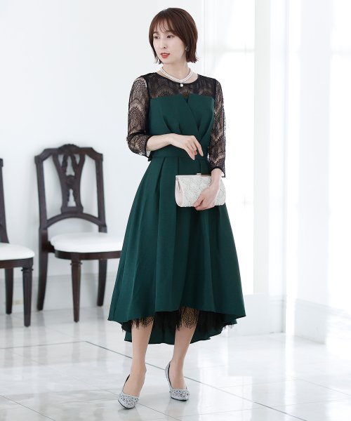 ビスチェ ロングスカート/結婚式ワンピース・同窓会・成人式・セレモニー大きいサイズ対応フォーマルパーティードレス 