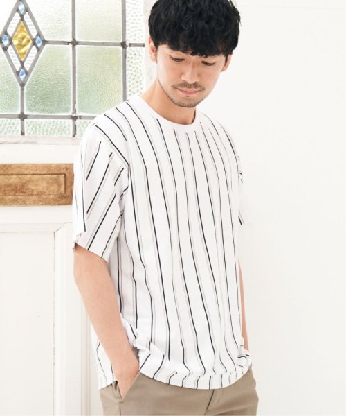 ikka(イッカ)/ストライプクルーネックTシャツ/img17