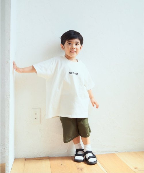 ikka kids(イッカ　キッズ)/【キッズ】COLORイージーハーフパンツ A（100〜160cm）/img12