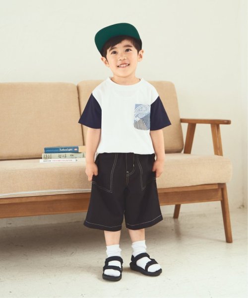 ikka kids(イッカ　キッズ)/【キッズ】COLORイージーハーフパンツ A（100〜160cm）/img18