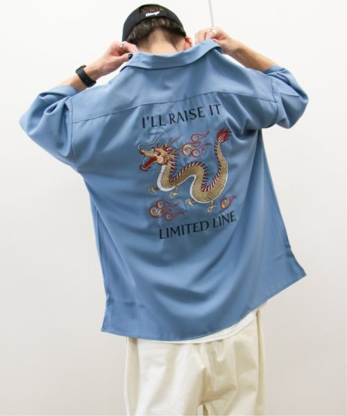 VENCE　EXCHANGE(ヴァンス　エクスチェンジ)/ドラゴンバック刺繍半袖ベトシャツ/img01
