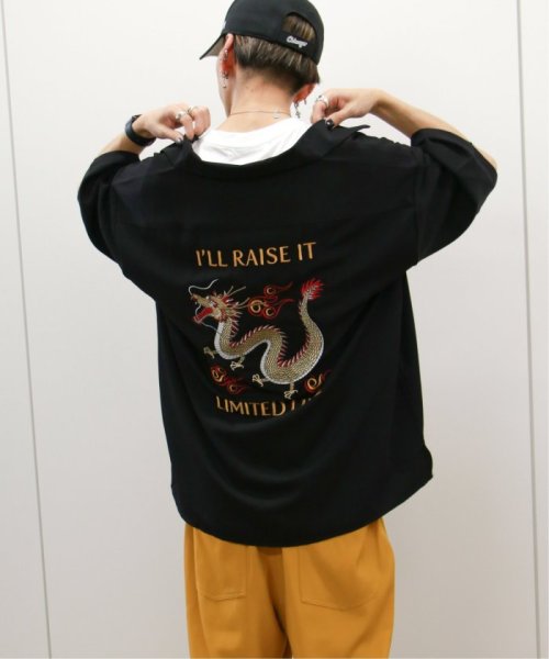 VENCE　EXCHANGE(ヴァンス　エクスチェンジ)/ドラゴンバック刺繍半袖ベトシャツ/img15