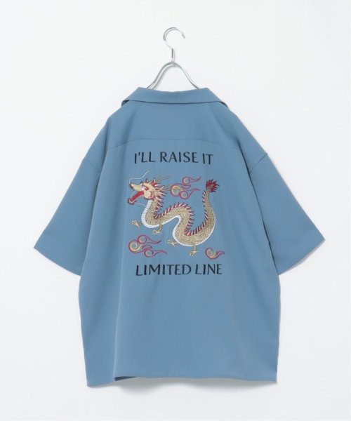 VENCE　EXCHANGE(ヴァンス　エクスチェンジ)/ドラゴンバック刺繍半袖ベトシャツ/img27