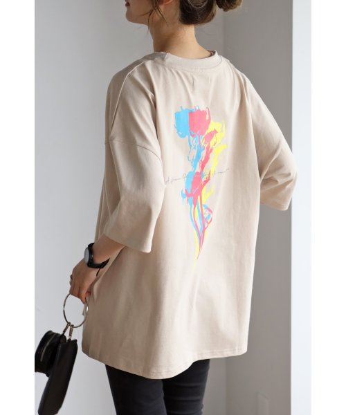 creare lino(クレアーレ・リノ)/グラフィックプリント ビッグシルエット アソート 半袖Tシャツ<ユニセックス>/img22