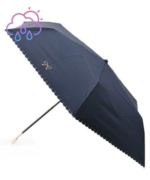 Ober Tashe(ESPERANZA／OberTashe)/【晴雨兼用】PUヒートカットリボンプリント折り畳み傘/img10
