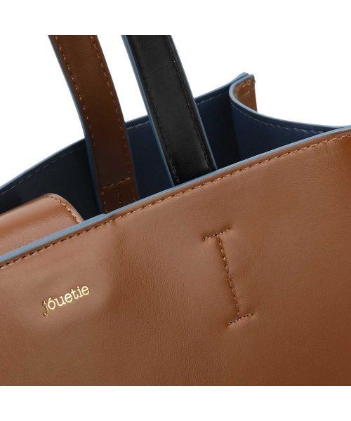 jouetie(ジュエティ)/ジュエティ jouetie トートバッグ レディース COLOR EDGE MEDIUM TOTE BAG ブラック アイボリー ベージュ ブルー グレー 黒 /img10