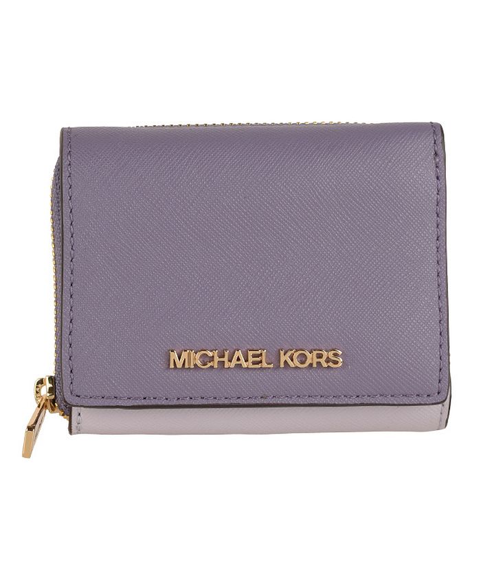 MichaelKors マイケルコース JET SET TRAVEL WALLET SMALL ジェットセット トラベル ウォレット スモール 三つ折り財布 折