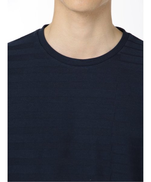 TAKA-Q(タカキュー)/ランダムボーダー クルーネック 半袖 メンズ Tシャツ カットソー カジュアル インナー ビジネス ギフト プレゼント/img27