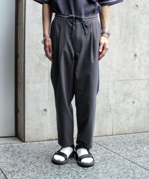 GLOSTER(GLOSTER)/【WORK ABOUT/ワークアバウト】SAHARA PANTS イージーパンツ ワンタック/img24