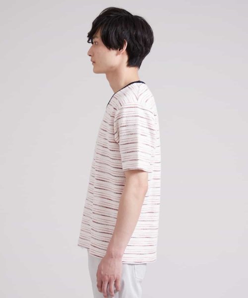 MK homme(エムケーオム)/パイルボーダーＴシャツ/img03