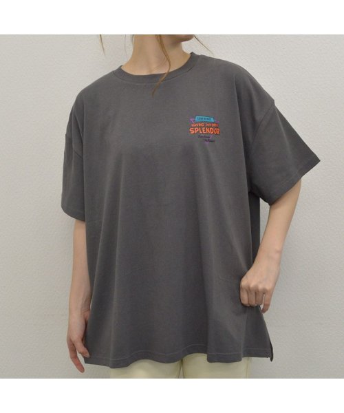 Spiritoso(スピリトーゾ)/ボックスバックプリントTシャツ(フューチャー ロゴ) /img12