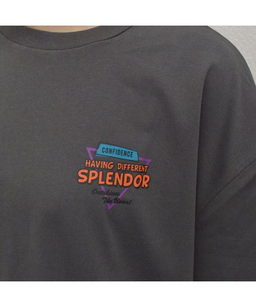 Spiritoso(スピリトーゾ)/ボックスバックプリントTシャツ(フューチャー ロゴ) /img14
