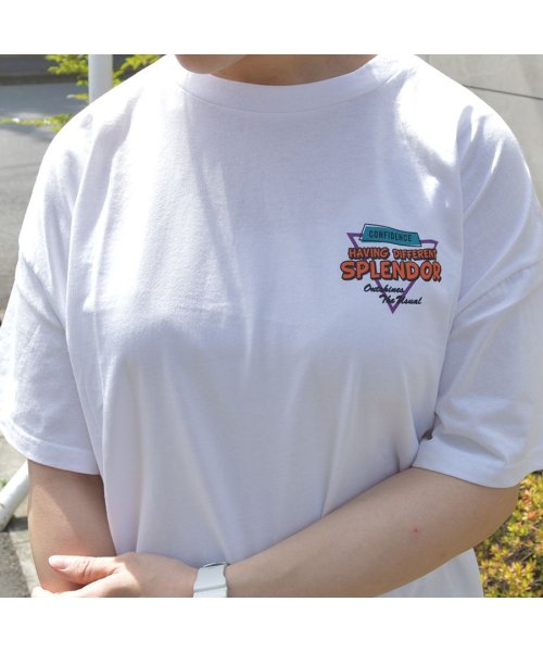 Spiritoso(スピリトーゾ)/ボックスバックプリントTシャツ(フューチャー ロゴ) /img16