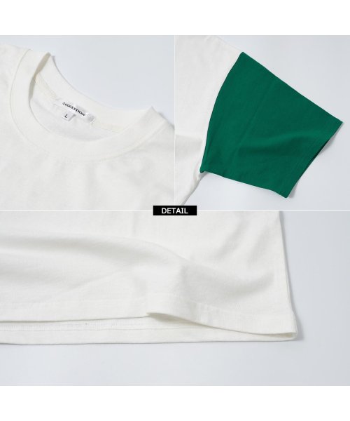 1111clothing(ワンフォークロージング)/オーバーサイズ tシャツ メンズ ビッグtシャツ レディース ビッグシルエット トップス 半袖 綿100% カットソー クルーネック バックプリント ロゴ 白 /img04
