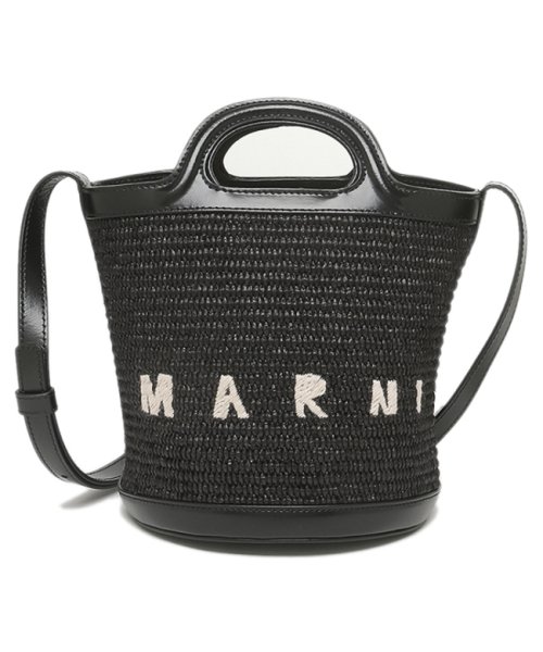 MARNI(マルニ)/マルニ ハンドバッグ ショルダーバッグ トロピカリア かごバッグ バケットバッグ 2WAY ブラック レディース MARNI SCMP0056Q1 P3860 /img05