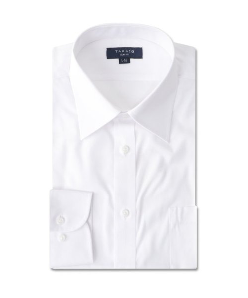 TAKA-Q(タカキュー)/【WEB限定】形態安定 吸水速乾 レギュラーカラー 長袖 ワイシャツ 3枚セット シャツ メンズ ワイシャツ ビジネス ノーアイロン yシャツ/img01