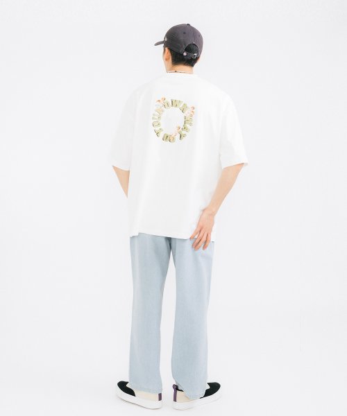 Rocky Monroe(ロッキーモンロー)/Tシャツ 半袖 メンズ レディース カレッジ ロゴ プリント 学校 アメリカ アメカジ カジュアル ストリート トップス ルーズ ワイド ビッグシルエット オー/img12