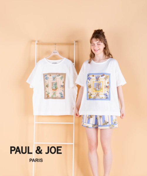 PAUL & JOE(ポール＆ジョー)/フラール　ドゥドゥ （かわいい子のスカーフ） 2022ssコレクション Tシャツ/img01