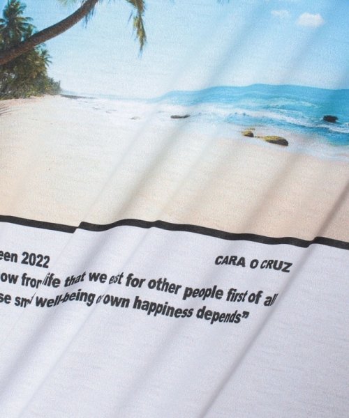 CARA　O　CRUZ(キャラ・オ・クルス)/ヤシの木ビッグTシャツ/img16