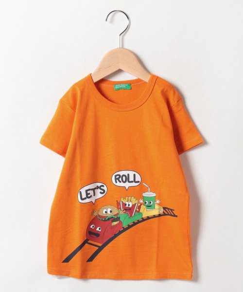 BENETTON (UNITED COLORS OF BENETTON BOYS)(ユナイテッド　カラーズ　オブ　ベネトン　ボーイズ)/キッズポッププリント半袖Tシャツ・カットソーB/img12