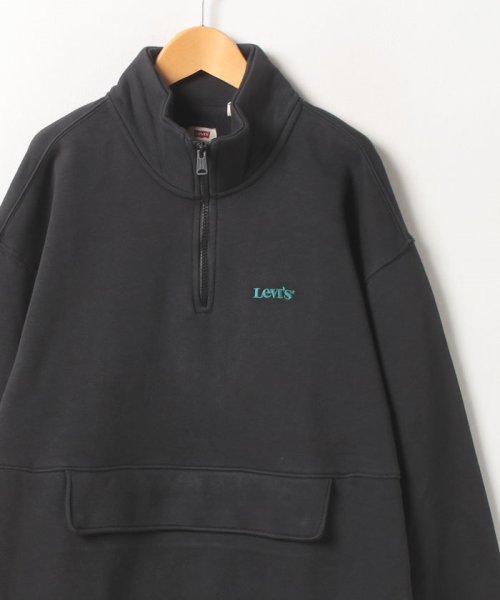 LEVI’S OUTLET(リーバイスアウトレット)/1/4 ZIP MOCKNECK POPOVER CAVIAR/img02