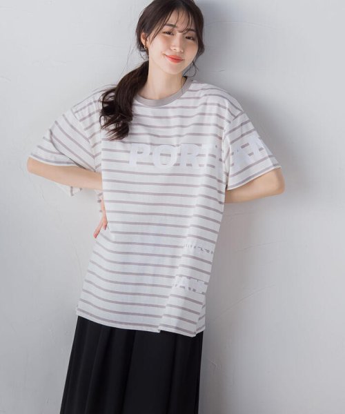 VICKY(ビッキー)/カットゥンロゴボーダーTシャツ《洗濯機で洗える》/img25