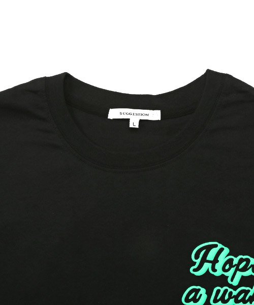 LUXSTYLE(ラグスタイル)/発泡グラフィックプリント半袖Tシャツ/Tシャツ メンズ 半袖 グラフィック ロゴ 発泡プリント/img20